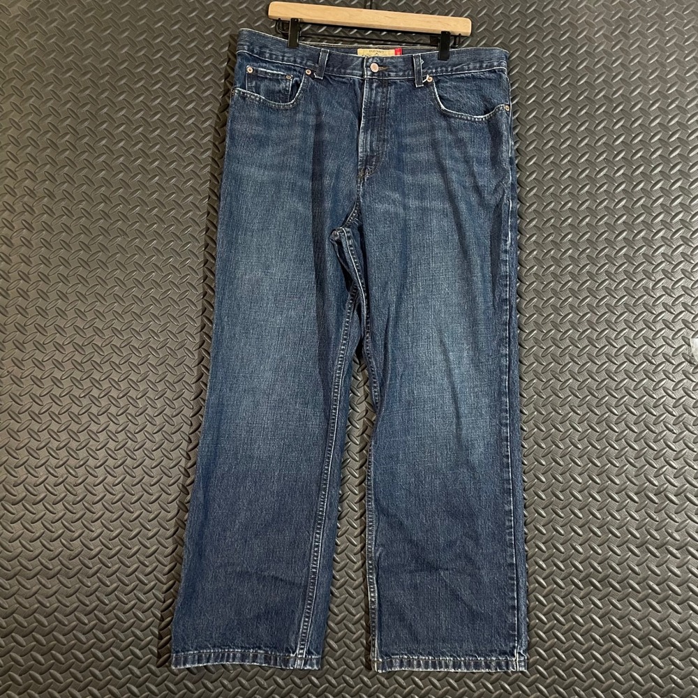 Vintage Old Navy Loose Fit Straight Leg Blue Denim Jeans Men's Size 36X30